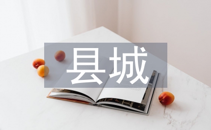 縣城城市化水利